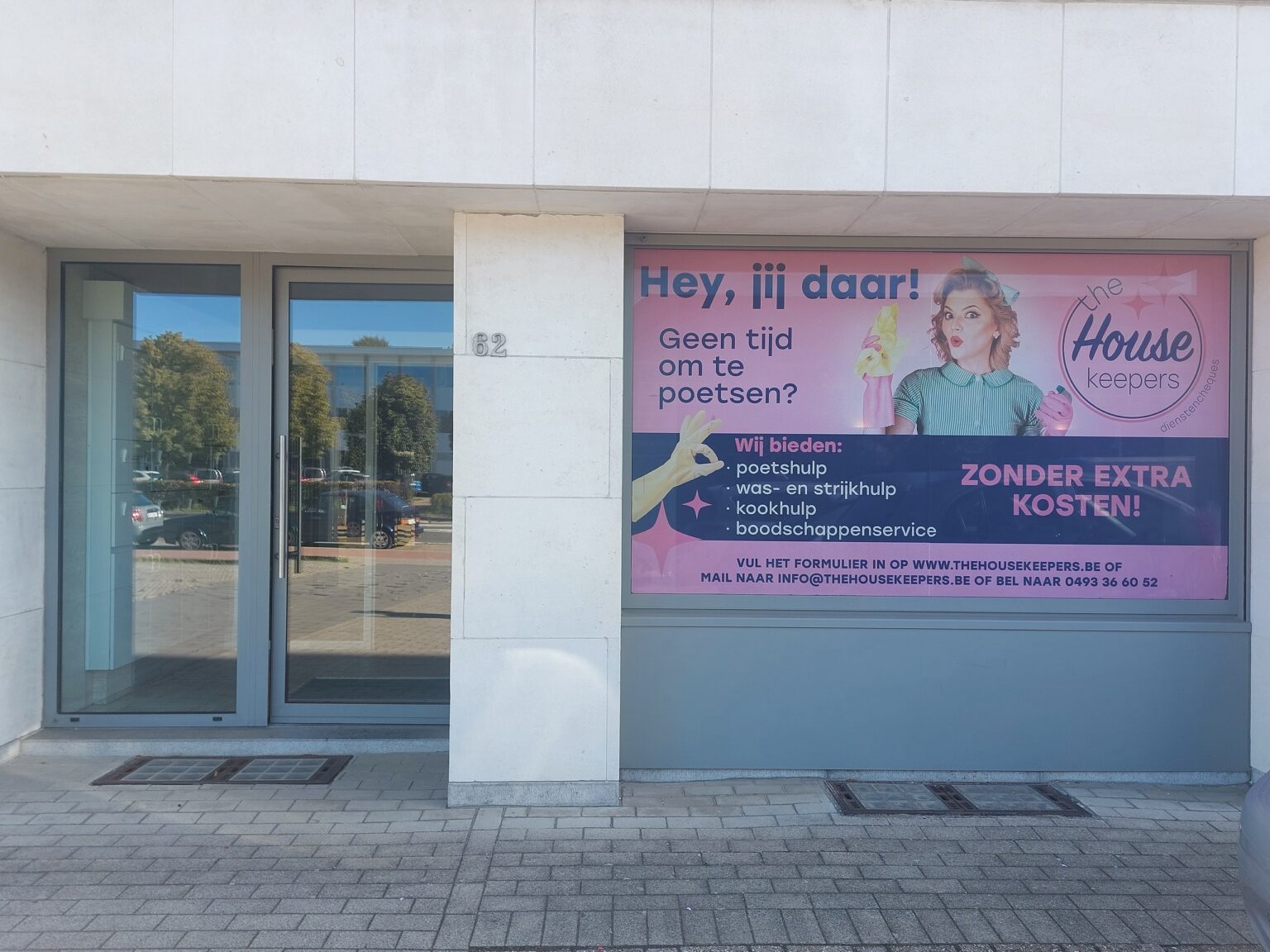 Kantoor van The Housekeepers aan de Parklaan in Sint-Niklaas